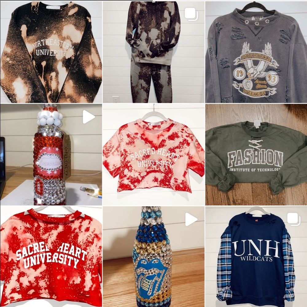 Customized apparel! Most items 10-50$